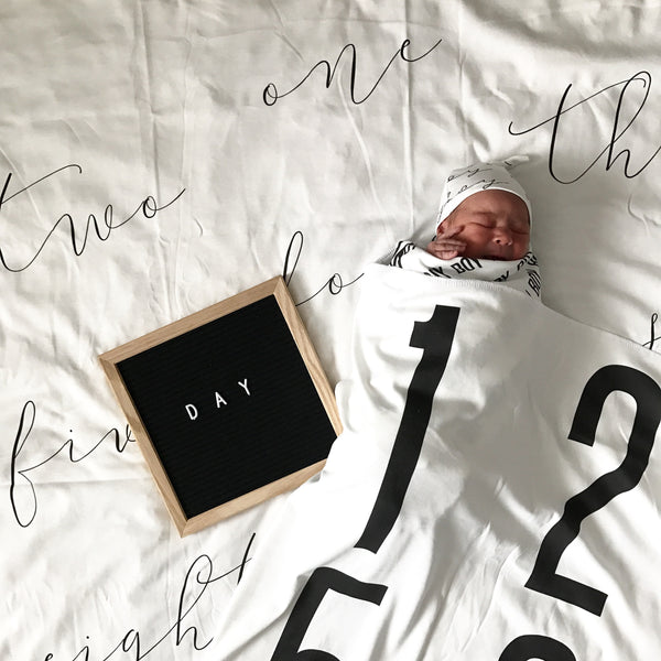 ANNIVERSARY BLANKET - BIG + BOLD NUMBERS - Wholesale - Dotboxed