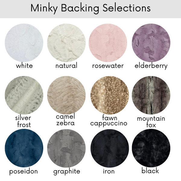 Mini Lovey / Crinkle Lovey - Black Alphabet on White - Dotboxed