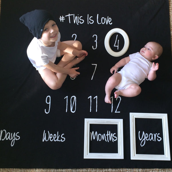 ANNIVERSARY BLANKET - THIS IS LOVE - BLACK COLOR - Dotboxed