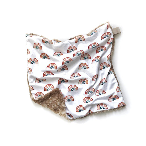 Lovey Blanket - Neutral Rainbows - Dotboxed